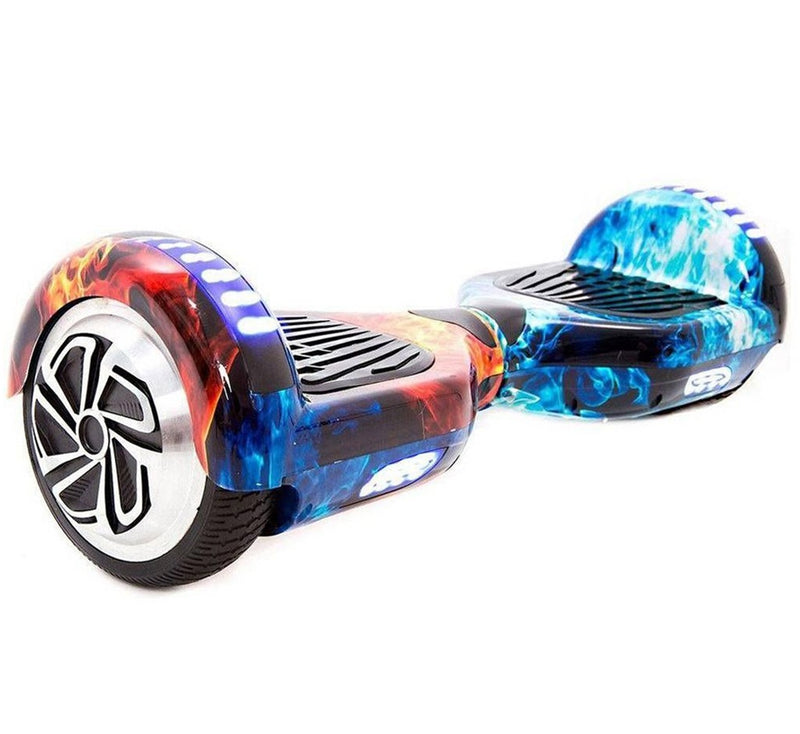 Hoverboard Skate Elétrico Smart Balance Wheel 6,5 Polegadas com Bluetooth - Fogo Gelo