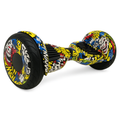 Skate Elétrrico Hoverboard 10 Polegadas com Bluetooth - Amarelo Grafitte