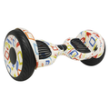 Skate Elétrrico Hoverboard 10 Polegadas com Bluetooth - Branco Grafitte