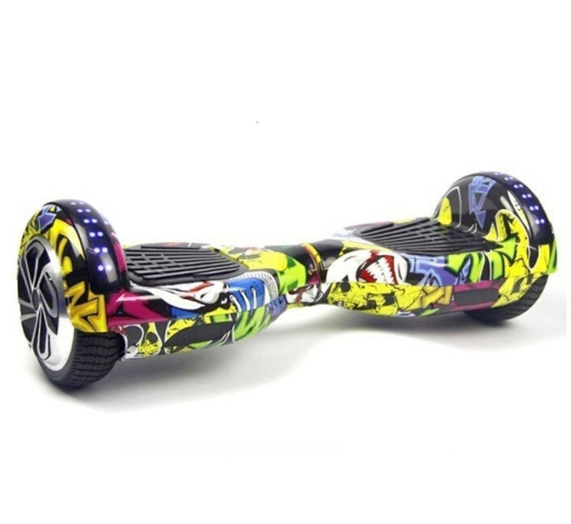 Hoverboard Skate Elétrico Smart Balance Wheel 6,5 Polegadas com Bluetooth - Amarelo Colorido