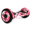 Skate Elétrrico Hoverboard 10 Polegadas com Bluetooth - Rosa Camuflado