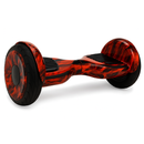 Skate Elétrrico Hoverboard 10 Polegadas com Bluetooth - Vermelho Fogo